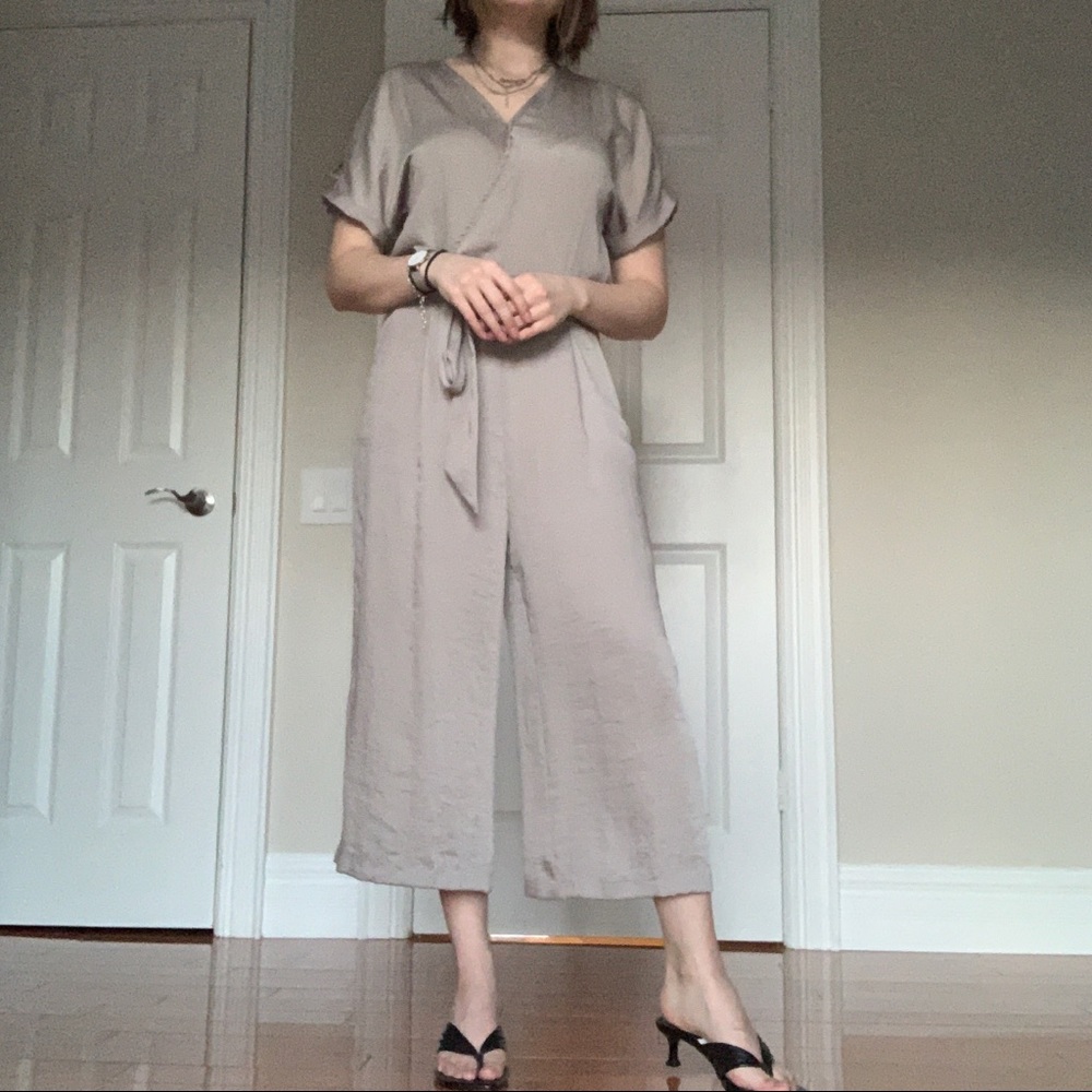 Satin jumpsuit 🤍 - Picture 2 of 15